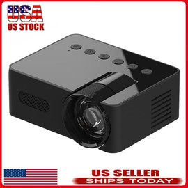 Mini LED Projector HD 1080P WIFI Home Cinema Portable Theater LCD Projector US