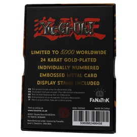 Yu-Gi-Oh! Limited Edition 24K Gold Plated Collectible - Pot of Greed