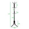 Mind Reader COATRACK11 Standing Metal Coat Rack Hat Hanger 11