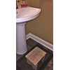 Classic Amish Reclaimed Wood Stool. Natural, Rustic, Solid. Versatile Home