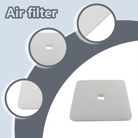 New Version 4 Pack White Replacement Air Filter for Hiblow HP 60 & HP 80 Filter, 3.7 inch x 4.33 inch