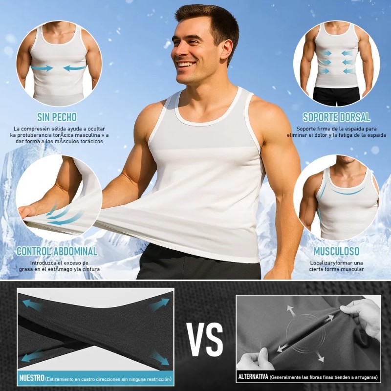 4pcplayera Playeras Reductora Para Hombre Playera Compresion