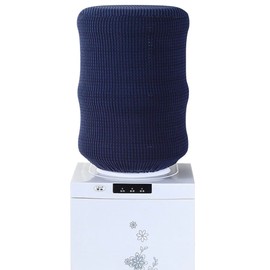 5 Gallon Water Dispenser Barrel Cover Durable Water Bucket Dust Cover High Stretchy Water Cooler Cover Reusable Bucket Decor 5 Gallons Water Bottle Cover for Home Office(Dark Blue)