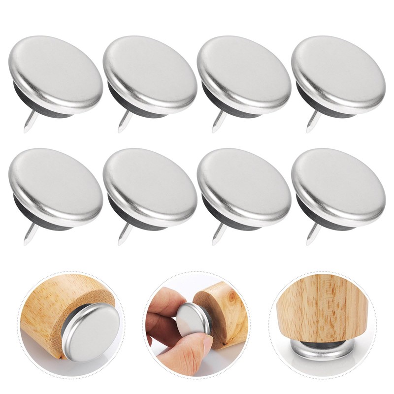 DOITOOL 20pcs Spike Table Levelers Sofa Slider Iron Floor Protectors