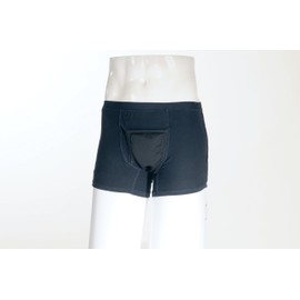Comfortable Boxer Shorts, DX Light Incontinence Shorts, For Men, Size L, Navy Blue, 3 Piece Set