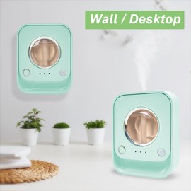 Upgraded Aromatherapy Diffuser, Intelligent Sensor Premium Diffuser with Three Bottles of 50ml Each of Oceanic Aromatherapy Oil, Modern Diffuser for Home, Hotel, and Office, Etc.(Green)