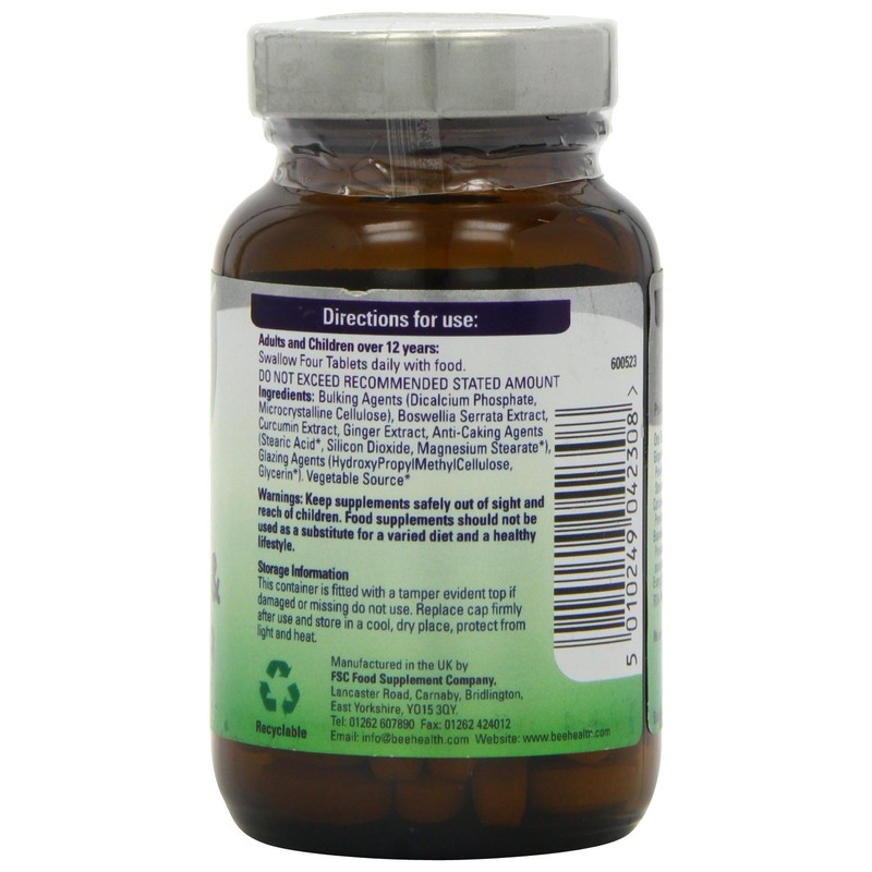 FSC Ginger Curcumin and Boswellia - Pack of 60 Tablets