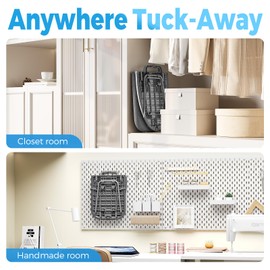 KINGBOARD Tabletop Ironing Board, Small Ironing Boards with Iron Rest, Folding Iron Board, Extra Thick Cover, Portable Tabletop Ironing Board with Non-Slip Feet, 30x12 Black