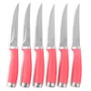Core Kitchen Set of 6 Essential Grip Steak Knives -
