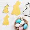 Easter Bunny Cookie Cutter 12.5/8.5/6.5 cm, Easter Cookie Cutter Rabbit