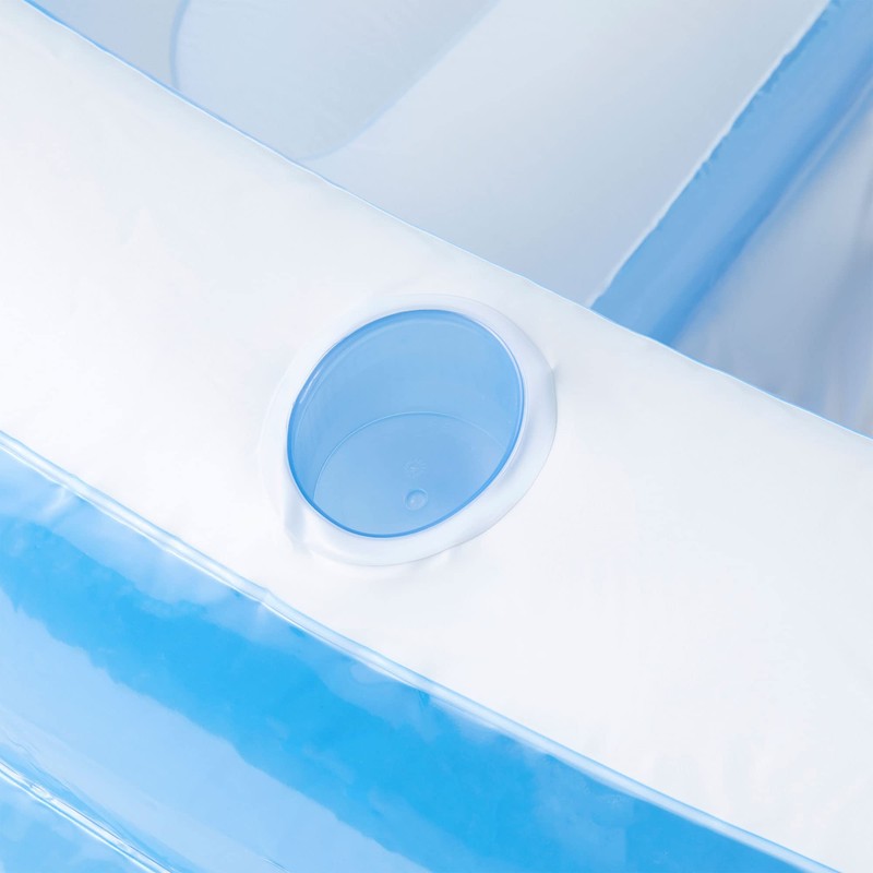 INTEX Swim Center Inflatable Family Lounge Pool: Built-In Bench –
