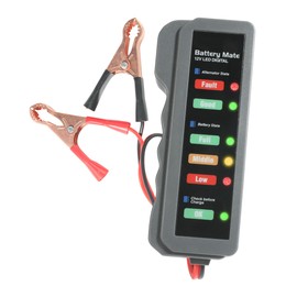 UBOG Battery Tester,Alternator Tester,Car Accessories Battery and Alternator Tester,Battery Tester 12V Automotive,Auto Battery Tester,Suitable for RV Golf Cart Lawn Mower Electric Bike Motorcycle