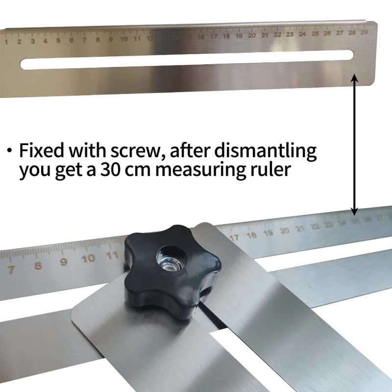 Ceramic Tile Hole Locator, Stainless Steel Universal Punching Tool for