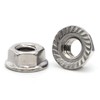 Hex Flange Nut A2 Stainless Steel - 6M x 1.0