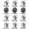 STR-12 Pcs Magnetic Clips, Strong Fridge Magnets Refrigerator Magnets with