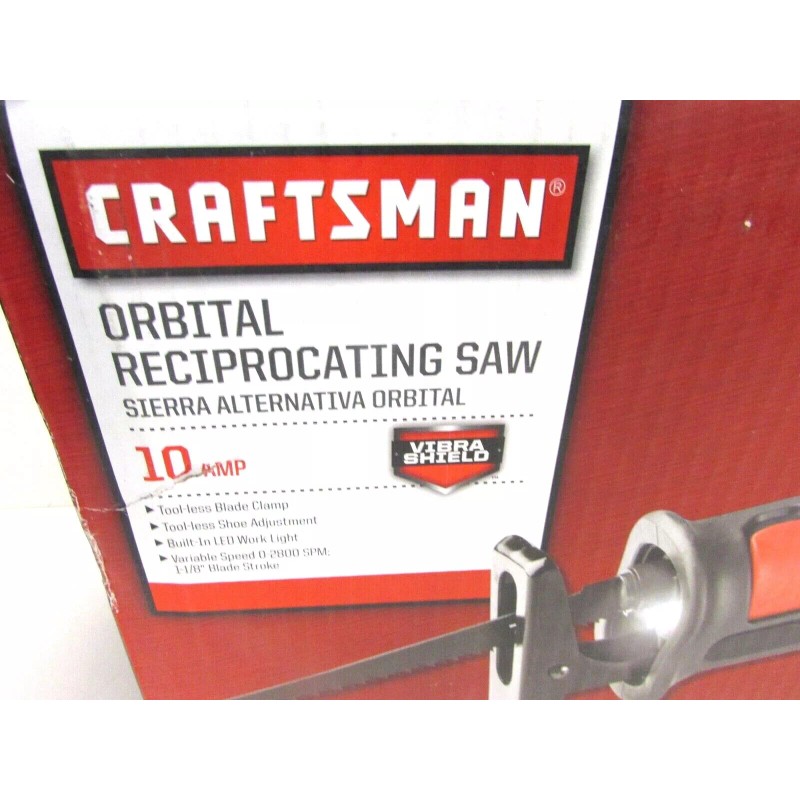 Craftsman NEW! CRAFTSMAN ORBITAL 10 AMP RECIPROCATING SAW, w/ TOOL