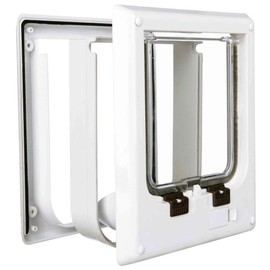 Trixie Electromagnetic 4-Way Cat Flap, 21.1 x 24.4 cm, White