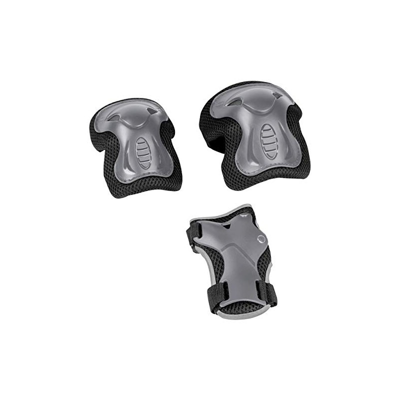HUDORA Hornet 83187 Unisex Youth Protector Set Size S, Silver,