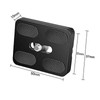 Hilandkom PU 50 Quick Release Plate 1/4 Tripod Thread Arca-Swiss
