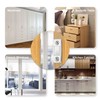 18 Pack Ultra Thin Magnetic Door Catch with Screws, Drawer