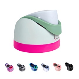 Replacement Lid for Owala Freesip, One Button Top Replacement, Leakproof BPA-Free Sports Water Bottle Cap Replacement Compatible with Owala 24oz 32oz 40oz 16oz (Pink Green)