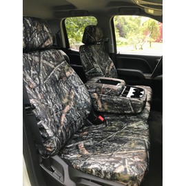 Durafit Seat Covers,C1143-NCLC, Waterproof New Conceal Camo Endura compatible with 2014-2019 and 2020 Classic Chevy Silverado and GMC Sierra Front 40/20/40 Split Bench Seat with Opening Console.