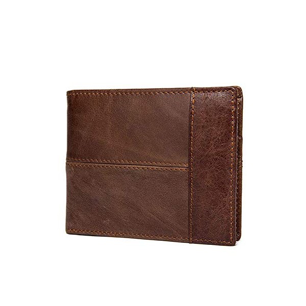 Real Leather RFID Blocking Vintage Style Wallet to Stop Secret