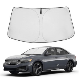 Proadsy - Parasol plegable para parabrisas delantero 2024, ajuste personalizado para Volkswagen VW Passat 2012-2022