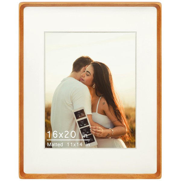 VAUWINEK 16x20 Picture Frame, Display Photos 11x14 with Mat or