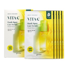 Goodal Green Tangerine Vita C Blemish Care Serum Mask 5-Pack Special / 구달 청귤 비타씨 잡티 케어 세럼 마스크 5매 기획