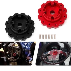 Huamengyuan Steering Wheel Adapter Plate, Steering Wheel Hub Spacer Adapter Racing Game Steering Wheel Base Adapter Racing Car Game Modification for PXN Lester V10