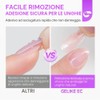 Gelike EC Colla per Unghie Extra Forte con Pennello, 10ml