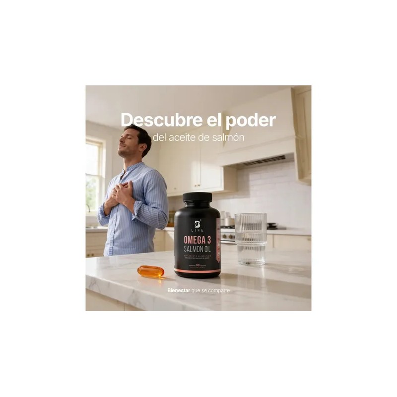 Omega 3 De Salmón 90 Cápsulas (epa - Dha). Salmon