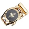 RTGGSEL Men's Animal Gold Bee 40mm Adjustable Ratchet Belt Buckle