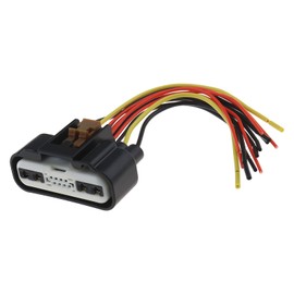 eMagTech 12 Pin Car Wiper Motor Harness Plug Connector 4B0973712 Compatible with Transit Custom Automotive Windshield Wiper Motor Plug Loom Repair Parts