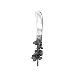 Vagabond House Pewter Acorn & Oak Leaf Handle Butter/Jam/Cheese Spreader Formal and Everyday Use 6.5 inch Long