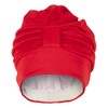 Fashy Stoffbadehaube mit verstellbarem Klettverschluss, rot, 3473 40