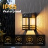 btfarm 2 Pack Solar Wall Lights Outdoor,3 Modes Motion Sensor