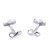 Gemelos de plata infinita, regalo de marido para hombre, regalo