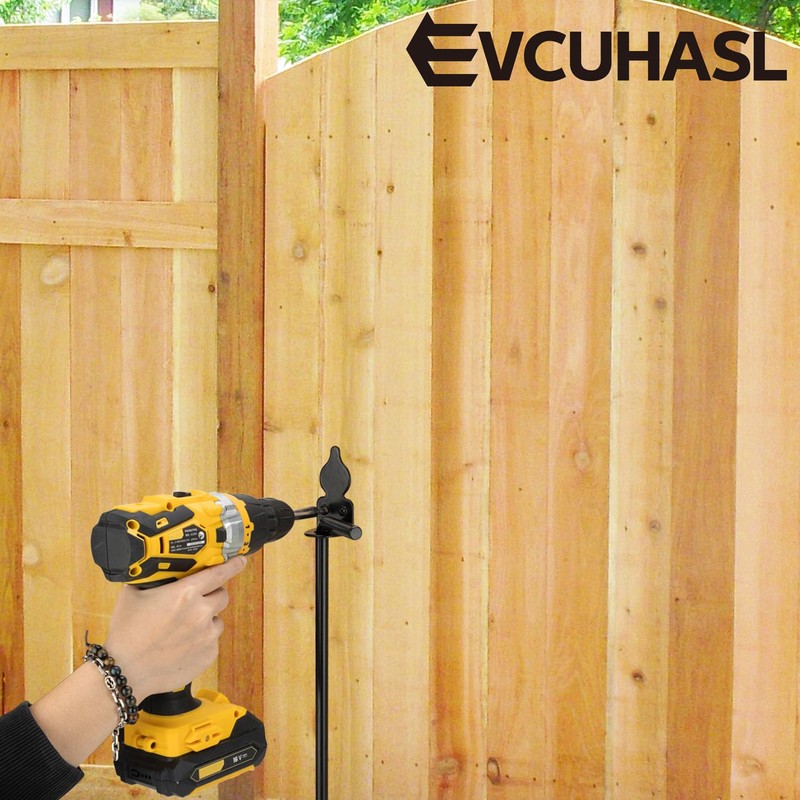 18" Cane Bolt Heavy-Duty Drop Rod for Gate, Gate Ground