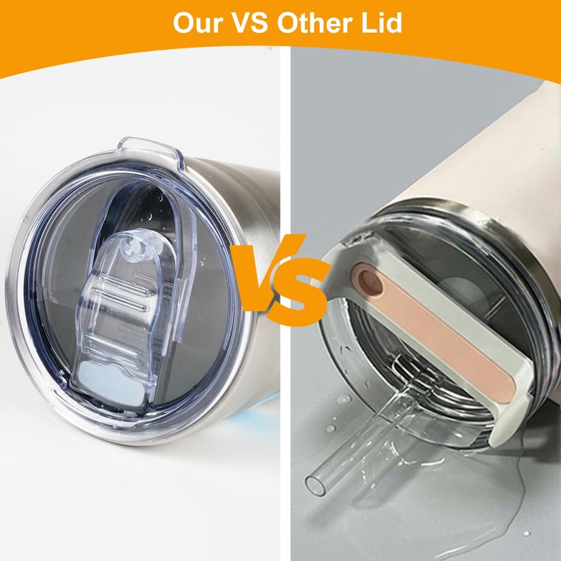 2Pack Replacement Lids Only Compatible with Bubba Envy S Tumbler,