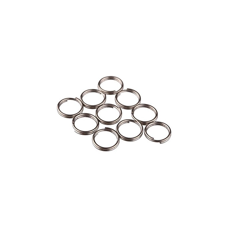 TIKING 10pcs/Lots Titanium Small Split Rings Ti Micro Split Key