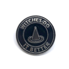 Patch Nation Witches Do It Better Metal Badge Pin Pins Cyclist Pin Brooches
