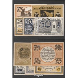 Prophila Collection Geldschein Stolzenau Notgeld: 1276.1a Fünf Notgeldscheine des Kreises Stolzenau bankfrisch 1921 1x25,2x50 & 2x75 Pfennig Stolzenau (Banknoten für Sammler - kein Zahlungsmittel)