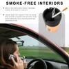 MTRPS Smokeless Car Ashtray, Self-Extinguishing Cigar Ash Tray Portable Butt