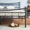 VECELO Full Size Bed Frame with Headboard,Platform Mattress Foundation,Heavy Duty
