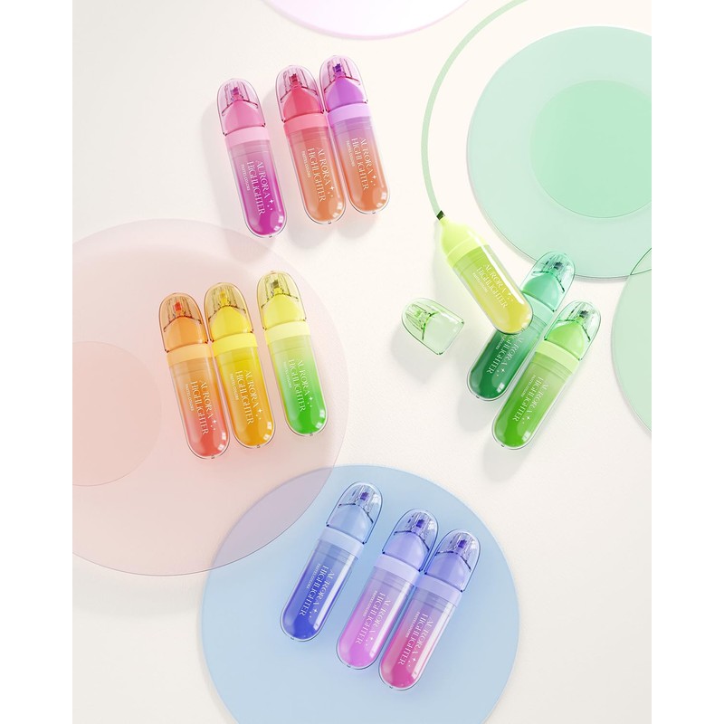 Four Candies Highlighters, Set of 12