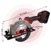 6" Cordless Mini Circular Saw, 21V Compact Wireless Circular Saw,