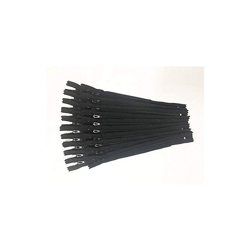 YKK Zippers Black Color 7 Inch Number 3 Nylon Coil