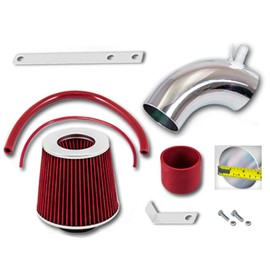 Click2go Short Ram Intake Kit with Reusable Red Filter Compatible with Hyundai 10-12 Genesis 2.0 Turbo Coupe
